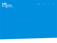 Tablet Screenshot of ligon.nl